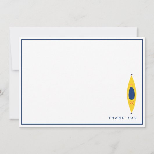 Kayak Dankeskarte (Vorderseite)