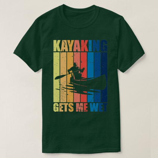 Kayak-Design für Kanufahrer oder für das Rudertrai T-Shirt (Design vorne)