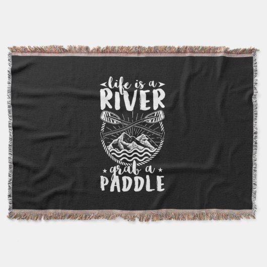 Kayak Driver Life ist ein Fluss Decke (Vorderseite)