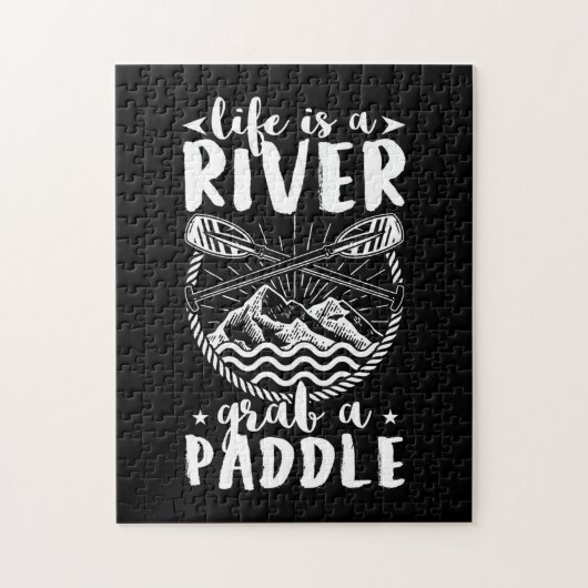 Kayak Driver Life ist ein Fluss Puzzle (Vertikal)