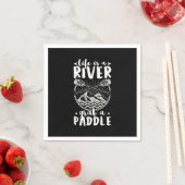 Kayak Driver Life ist ein Fluss Serviette (Beispiel)