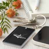 Kayak Fischen Kajak Schlüsselanhänger (Vorderseite rechts)