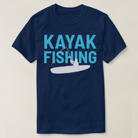 Kayak Fishing Angling Kayaker Rower Fisherman Gift T-Shirt (Design vorne)