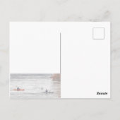 Kayak Fishing Postkarte (Rückseite)