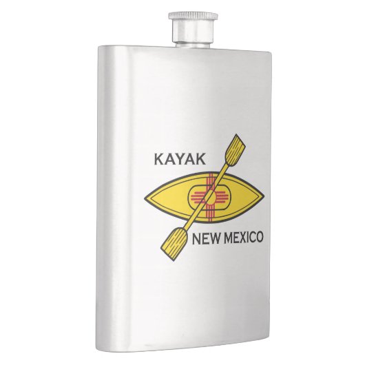 Kayak Flag New Mexico Flachmann (Rechts)