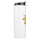 Kayak Flag New Mexico Thermosbecher (Nach links gedreht)