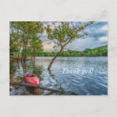 Kayak Floating on Table Rock Lake Danke Karte (Vorderseite)