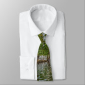Kayak Floating on Table Rock Lake Neck Tie Krawatte (Gebunden)