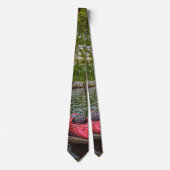 Kayak Floating on Table Rock Lake Neck Tie Krawatte (Vorderseite)