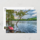 Kayak Floating on Table Rock Lake Postcard Postkarte (Vorne/Hinten)