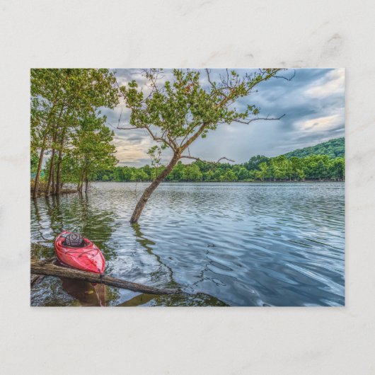 Kayak Floating on Table Rock Lake Postcard Postkarte (Vorderseite)