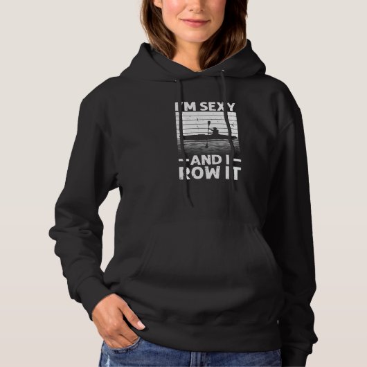 Kayak For Men Women Kayaking Rowing Kayak Hoodie (Vorderseite)
