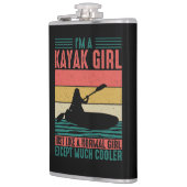 Kayak Girl aber Cooler Flachmann (Links)