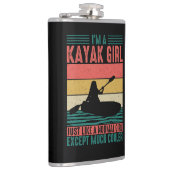 Kayak Girl aber Cooler Flachmann (Rechts)