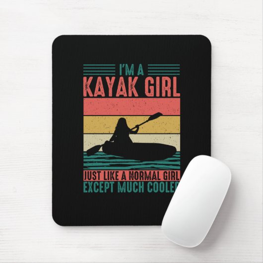 Kayak Girl aber Cooler Mousepad (Mit Mouse)