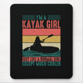 Kayak Girl aber Cooler Mousepad (Vorne)