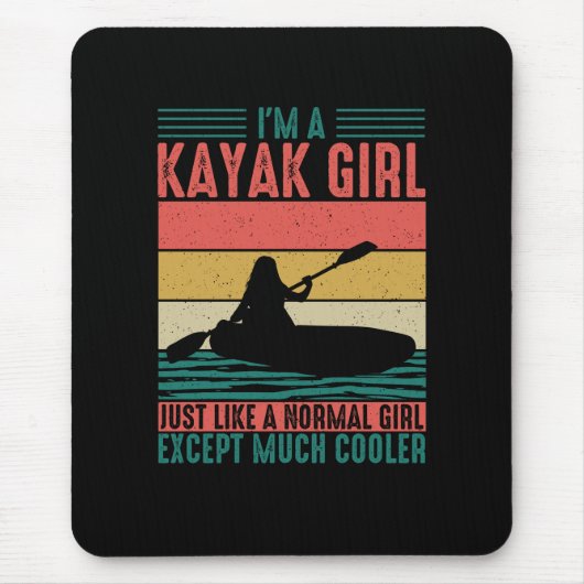 Kayak Girl aber Cooler Mousepad (Vorne)