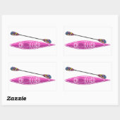 Kayak Girl Sticker (Blatt)