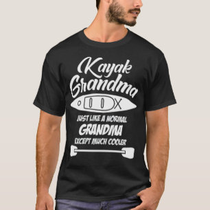 Kayak Grandma Rower Paddle Ruwing lustige Pferde T-Shirt