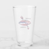Kayak Hawaii Flag Glas (Rückseite)