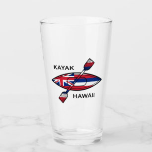 Kayak Hawaii Flag Glas
