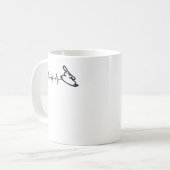 Kayak Heartbeat Kaffeetasse (Vorderseite Links)