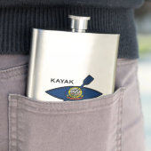 Kayak Idaho Flag Flachmann (Beispiel)