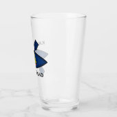 Kayak Idaho Flag Glas (Links)