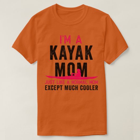 Kayak Im A Kayak Mama Pink Gift Kayaking Dark T-Shirt (Design vorne)