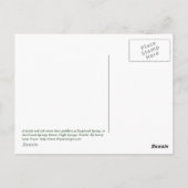 Kayak im Frühjahr Postcard Postkarte (Rückseite)