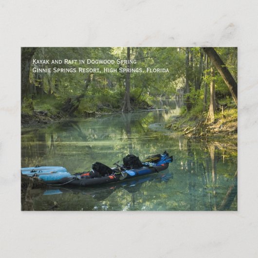 Kayak im Frühjahr Postcard Postkarte (Vorderseite)