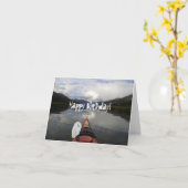 Kayak Journey; glücklich zum Geburtstag Karte (Gelbe Blume)