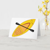 Kayak Karte (Gelbe Blume)