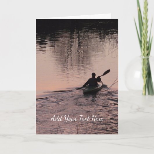 Kayak Karte (Vorderseite)