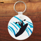 Kayak Kayaker Kayaking Schlüsselanhänger (Vorderseite)