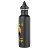 Kayak Kayaking Canoe Paddle Behielt Calm Funny Ges Edelstahlflasche (Rechts)