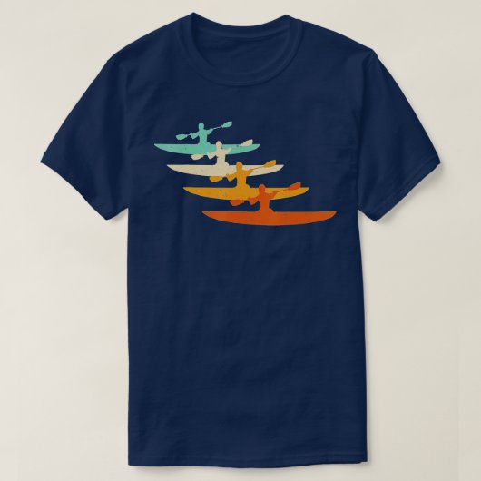 Kayak Kayaking Kayaker Canoe Canoeing Paddle Paddl T-Shirt (Design vorne)