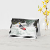 Kayak Lined Karte (Gelbe Blume)