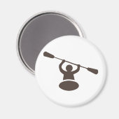 Kayak Magnet (Vorderseite/Rückseite)