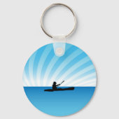 Kayak Man Schlüsselanhänger (Vorderseite)
