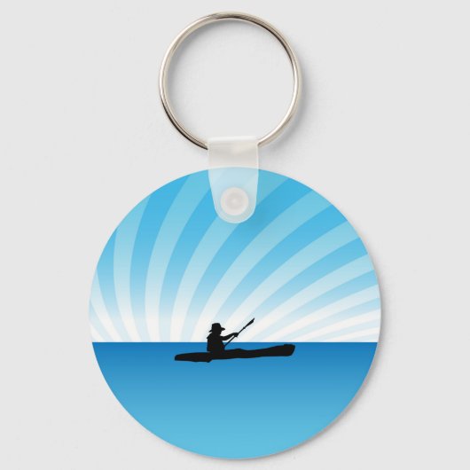 Kayak Man Schlüsselanhänger (Vorderseite)