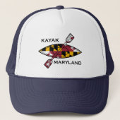 Kayak Maryland Truckerkappe (Vorderseite)