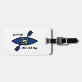 Kayak Montana Flag Gepäckanhänger (Vorderseite horizontal)