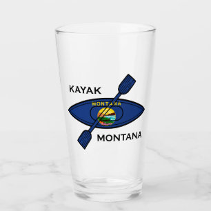 Kayak Montana Flag Glas