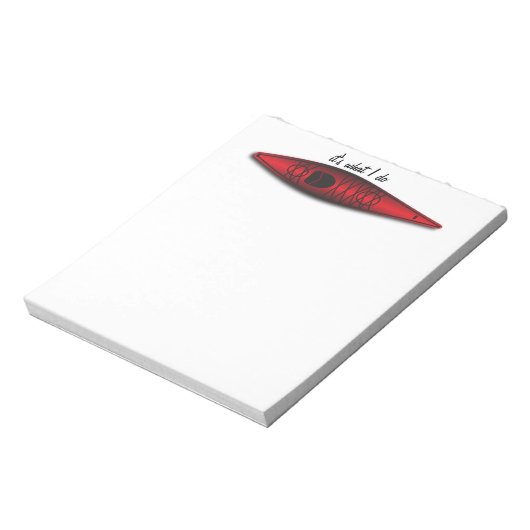 Kayak notepad notizblock (Rotiert)