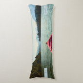 Kayak on River in Asia, Freedom Ahead Seitenschläferkissen (Vorderseite Vertikal)