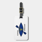 Kayak Oregon Flag Gepäckanhänger (Vorderseite vertikal)