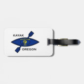 Kayak Oregon Flag Gepäckanhänger (Rückseite horizontal)