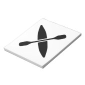 Kayak Paddle Notizblock (Rotiert)