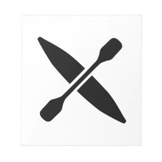 Kayak Paddle Notizblock